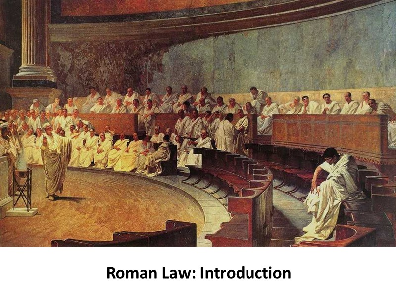 Roman Law: Introduction